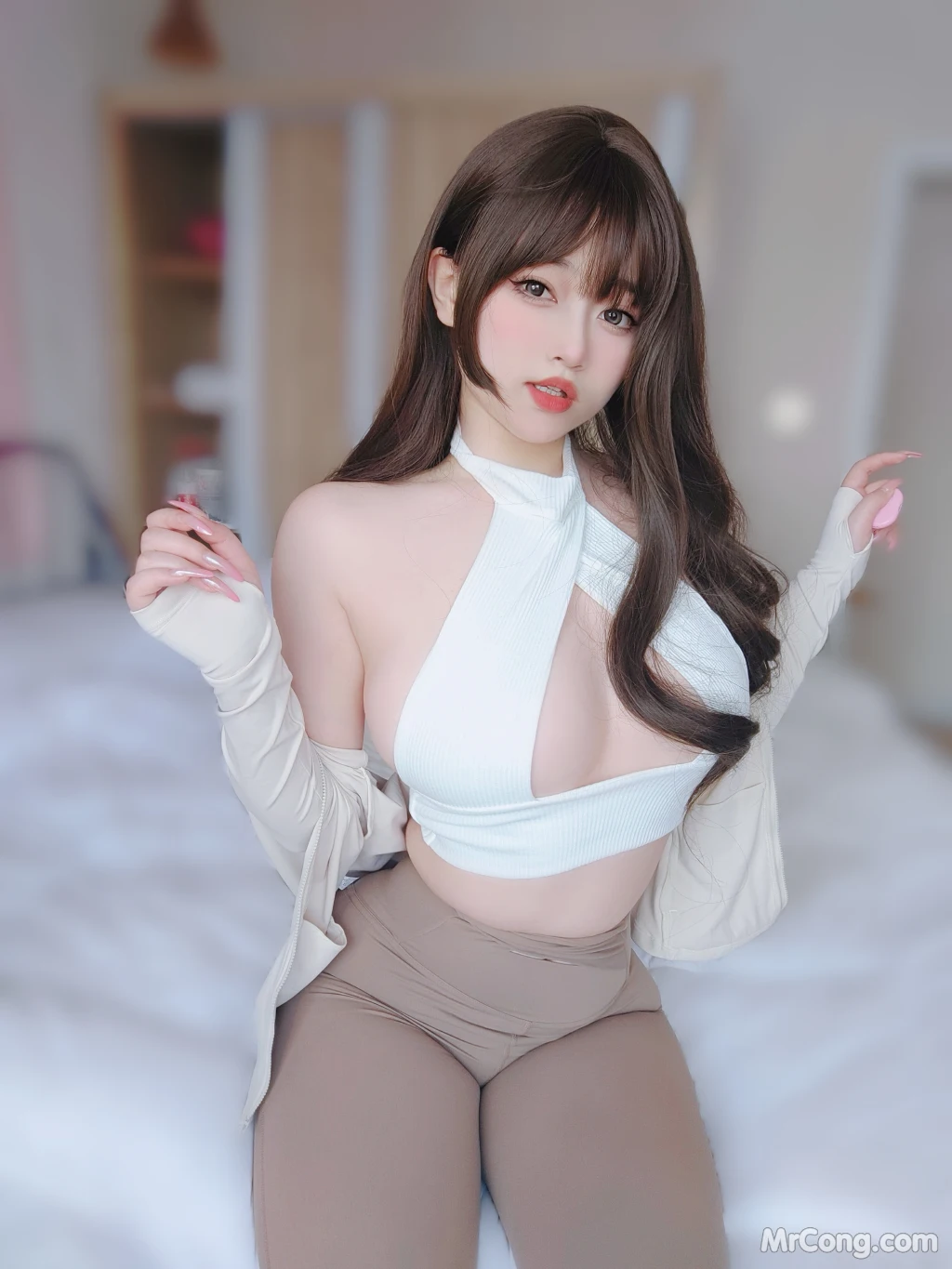 Coser女主K 瑜伽服 102 photos - 73