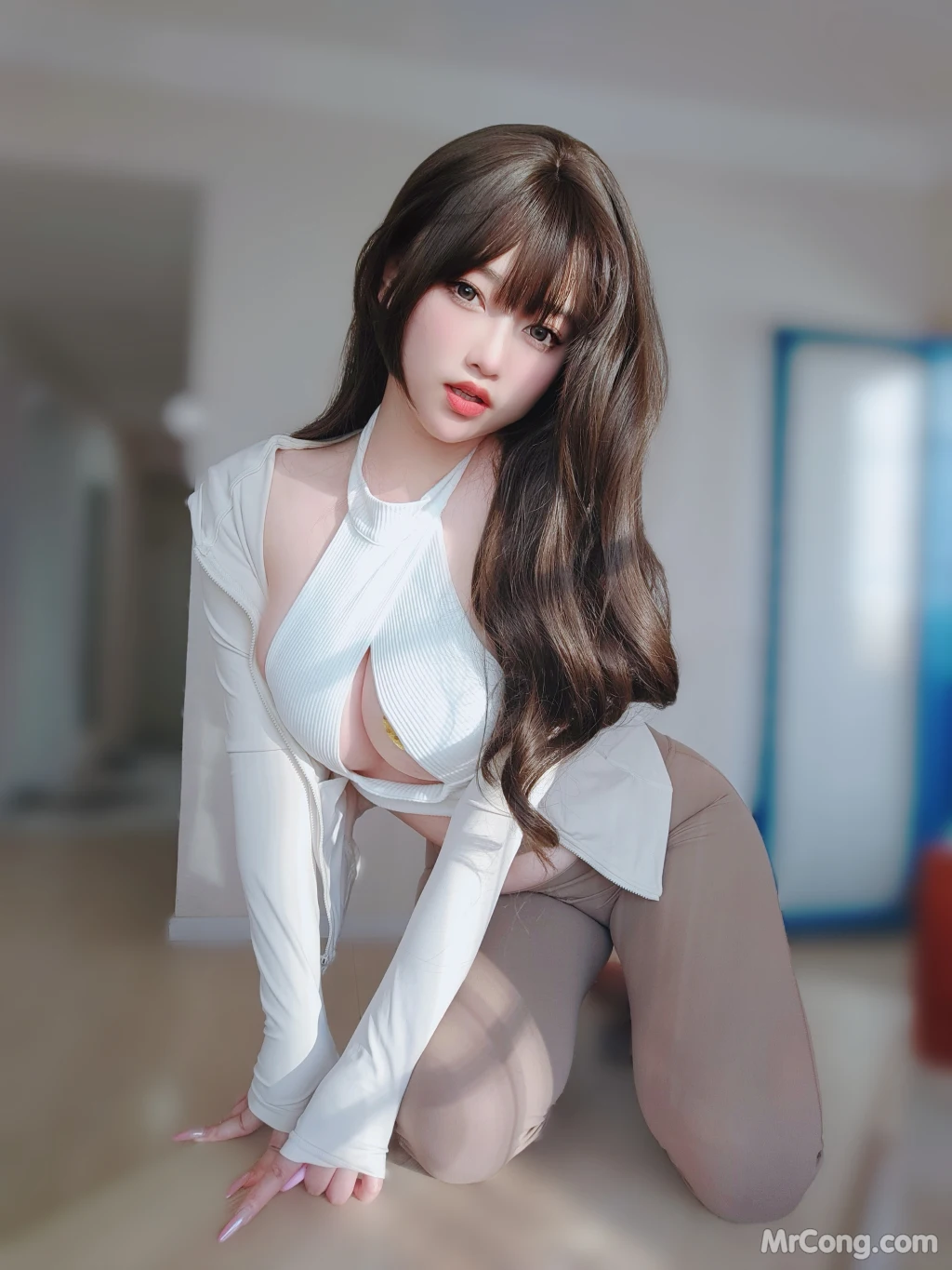 Coser女主K 瑜伽服 102 photos - 81