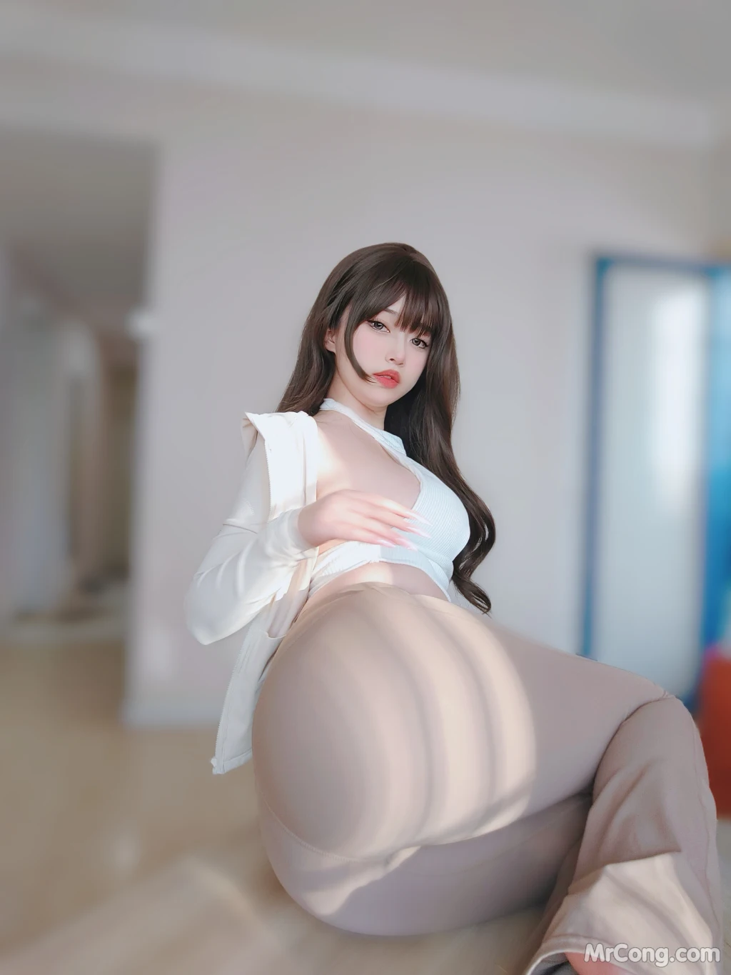 Coser女主K 瑜伽服 102 photos - 101
