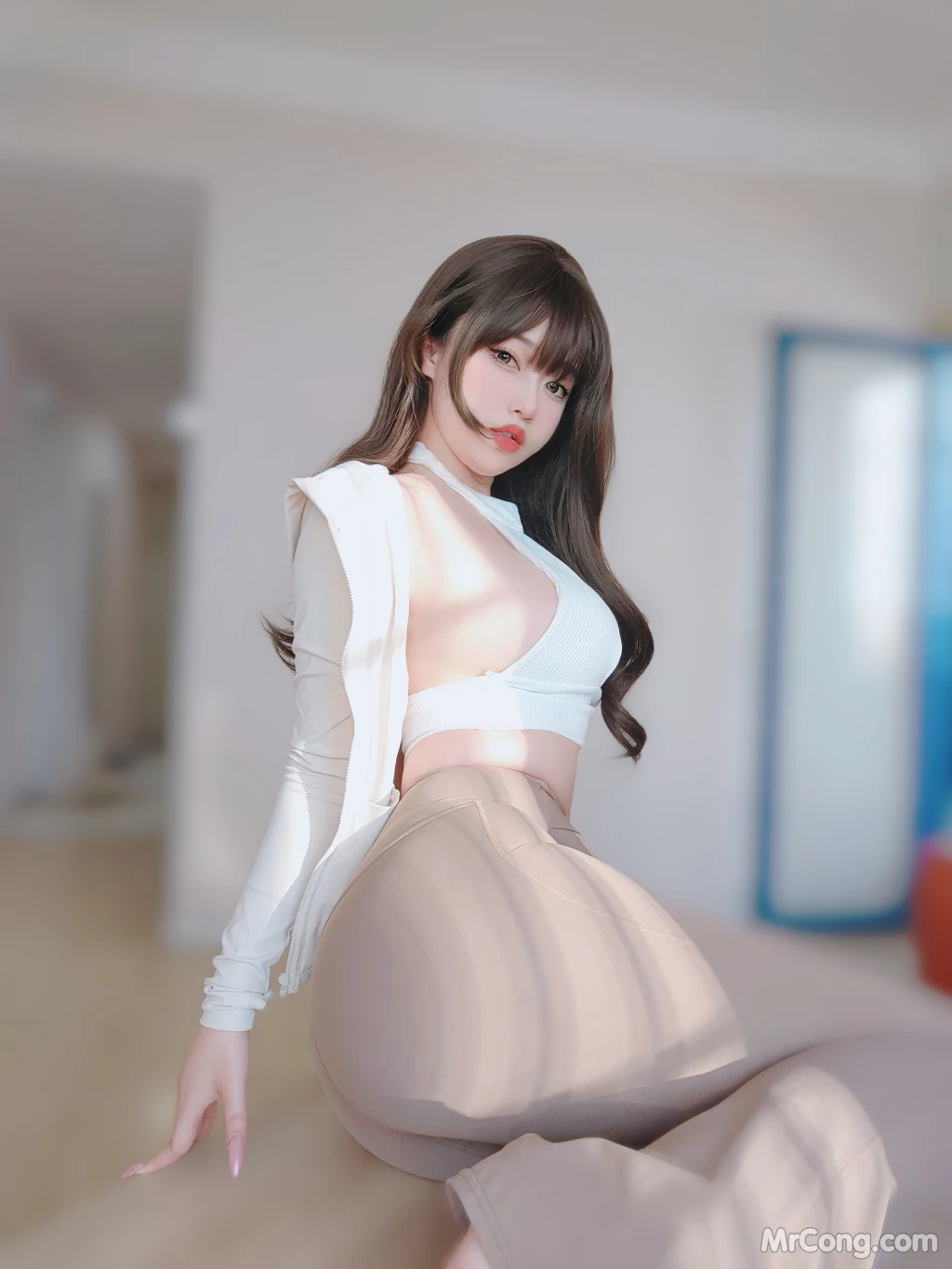 Coser女主K 瑜伽服 102 photos - 102