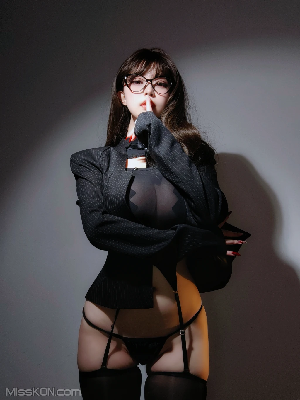Coser女主K 秘书丝袜 93 photos - 64