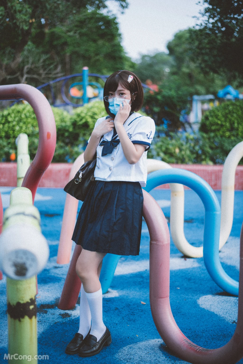 Coser柒柒要乖哦 乐园JK 37 photos