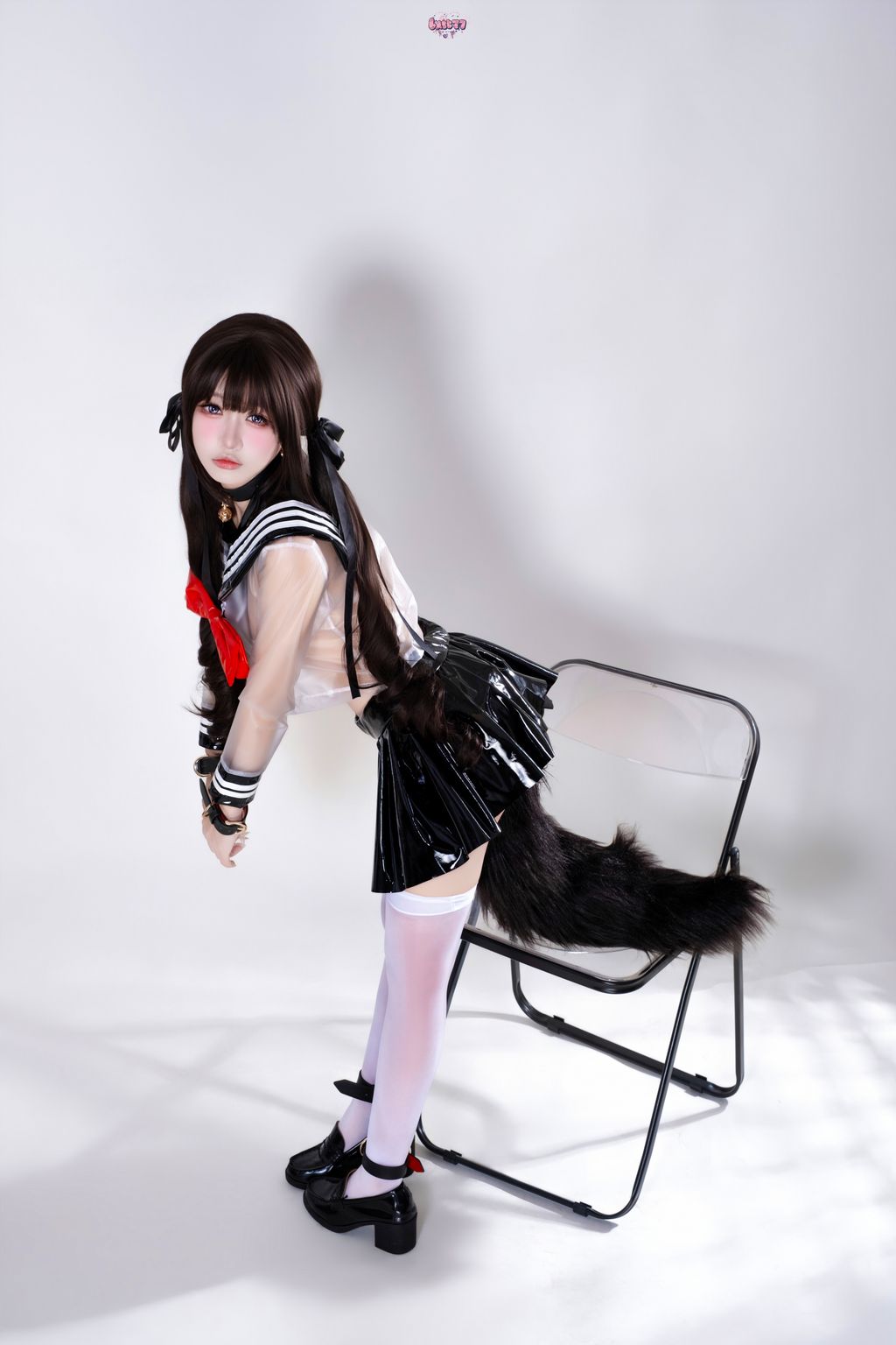 Coser柒柒要乖哦 兽尾透明JK 112 photos - 8