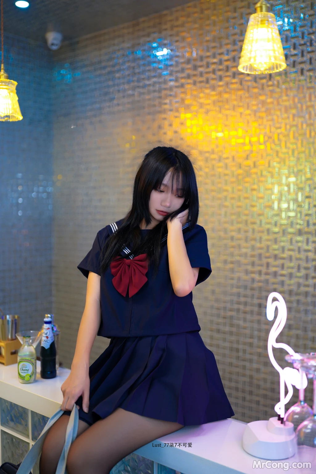 Coser柒柒要乖哦 反差JK少女 182 photos - 15