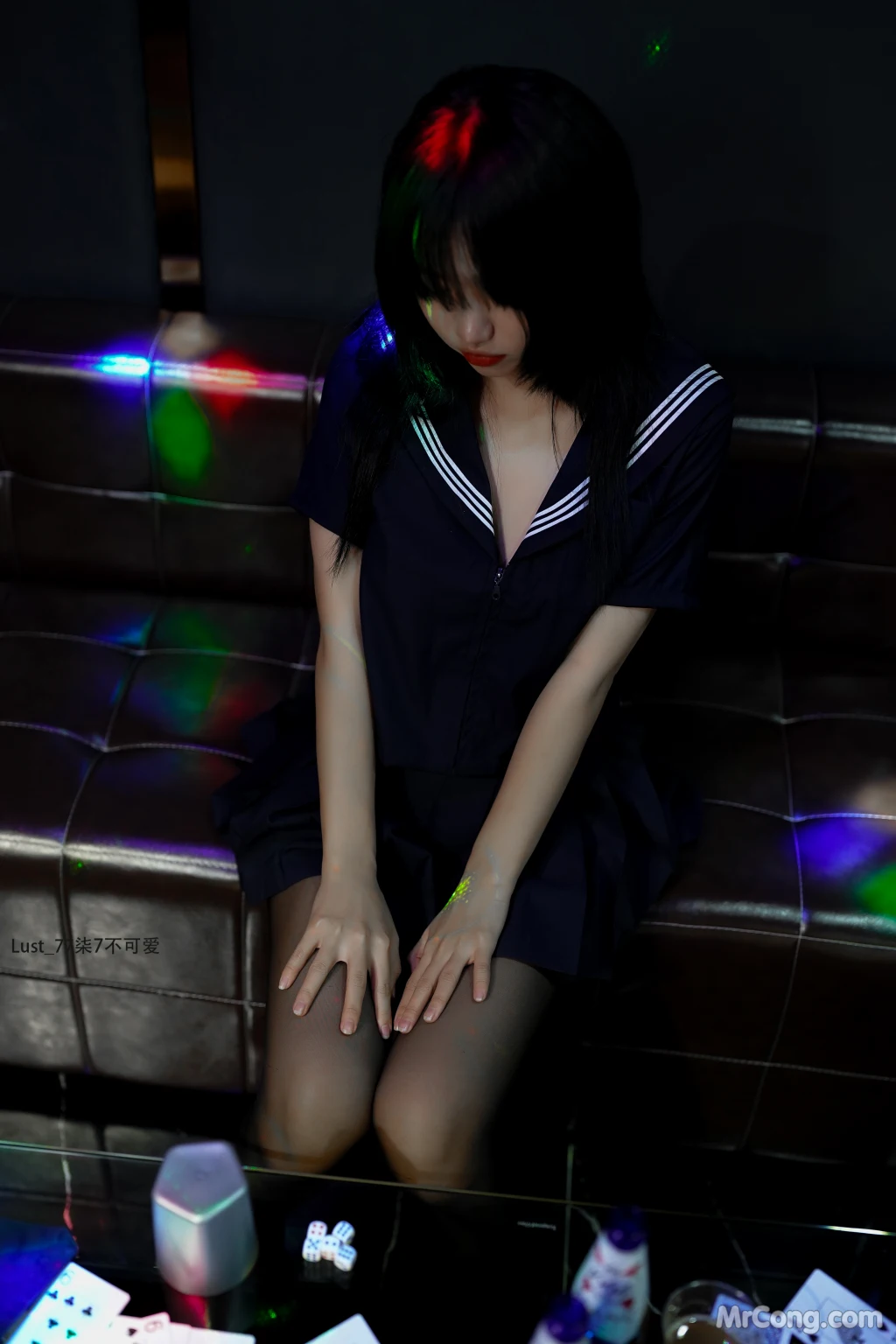 Coser柒柒要乖哦 反差JK少女 182 photos - 52