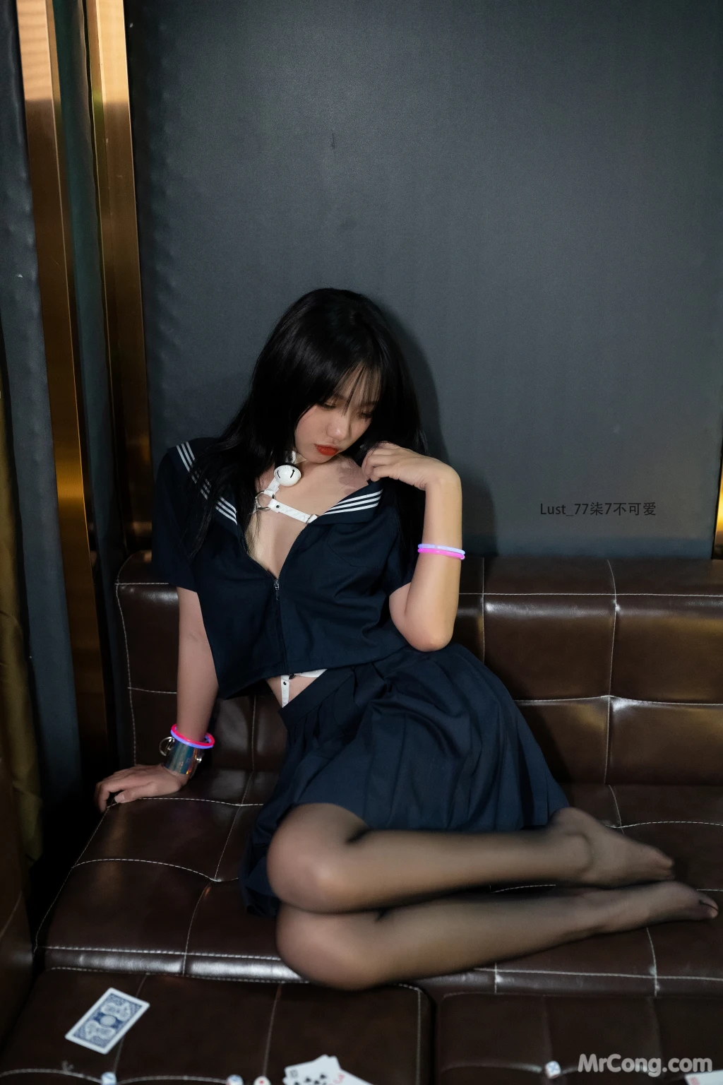 Coser柒柒要乖哦 反差JK少女 182 photos - 76