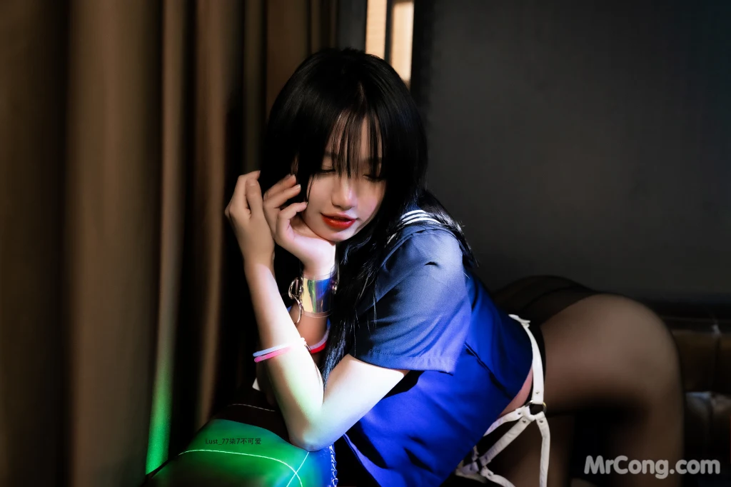 Coser柒柒要乖哦 反差JK少女 182 photos - 113