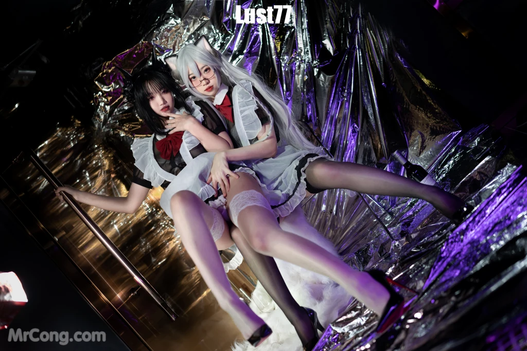 Coser柒柒要乖哦 女仆惩戒课 110 photos - 30