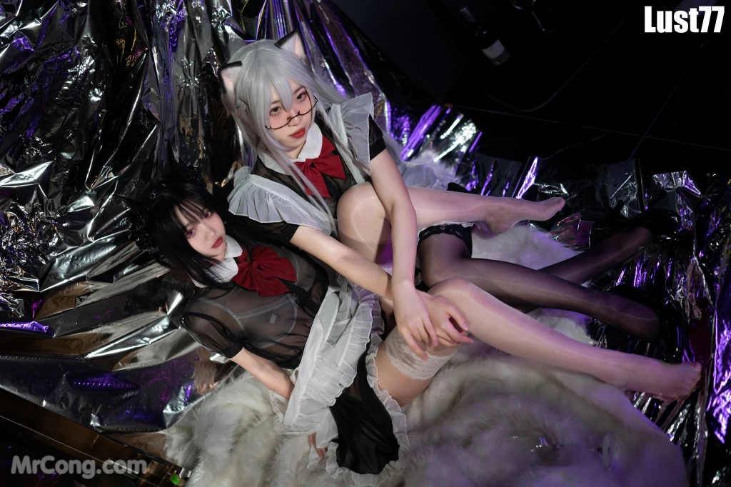 Coser柒柒要乖哦 女仆惩戒课 110 photos - 38