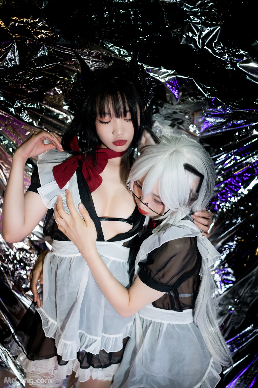 Coser柒柒要乖哦 女仆惩戒课 110 photos - 52