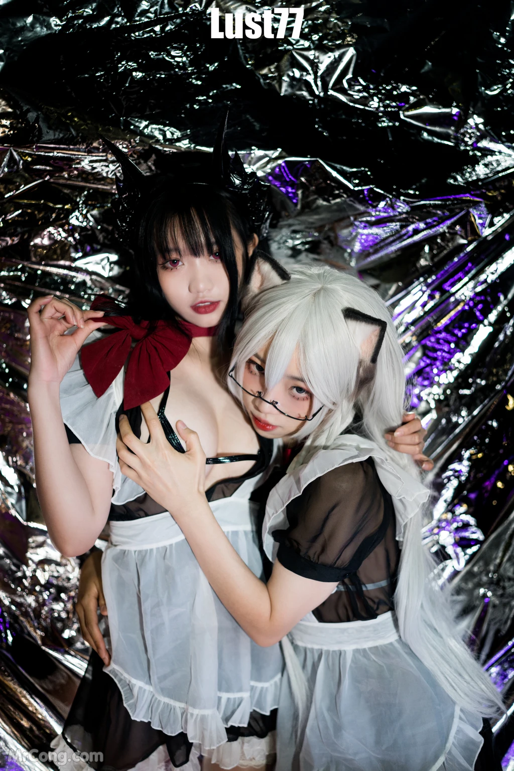 Coser柒柒要乖哦 女仆惩戒课 110 photos - 53