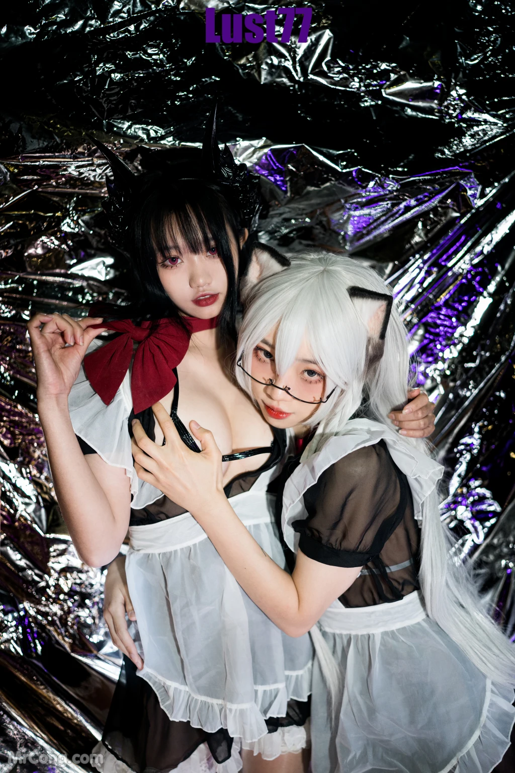 Coser柒柒要乖哦 女仆惩戒课 110 photos - 54