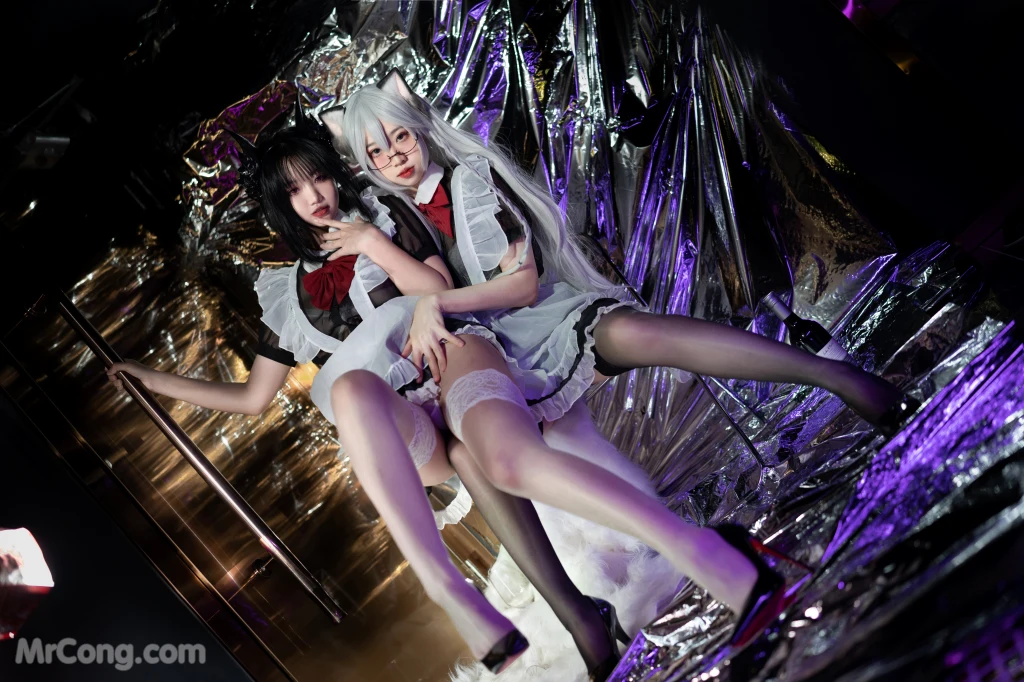 Coser柒柒要乖哦 女仆惩戒课 110 photos - 101