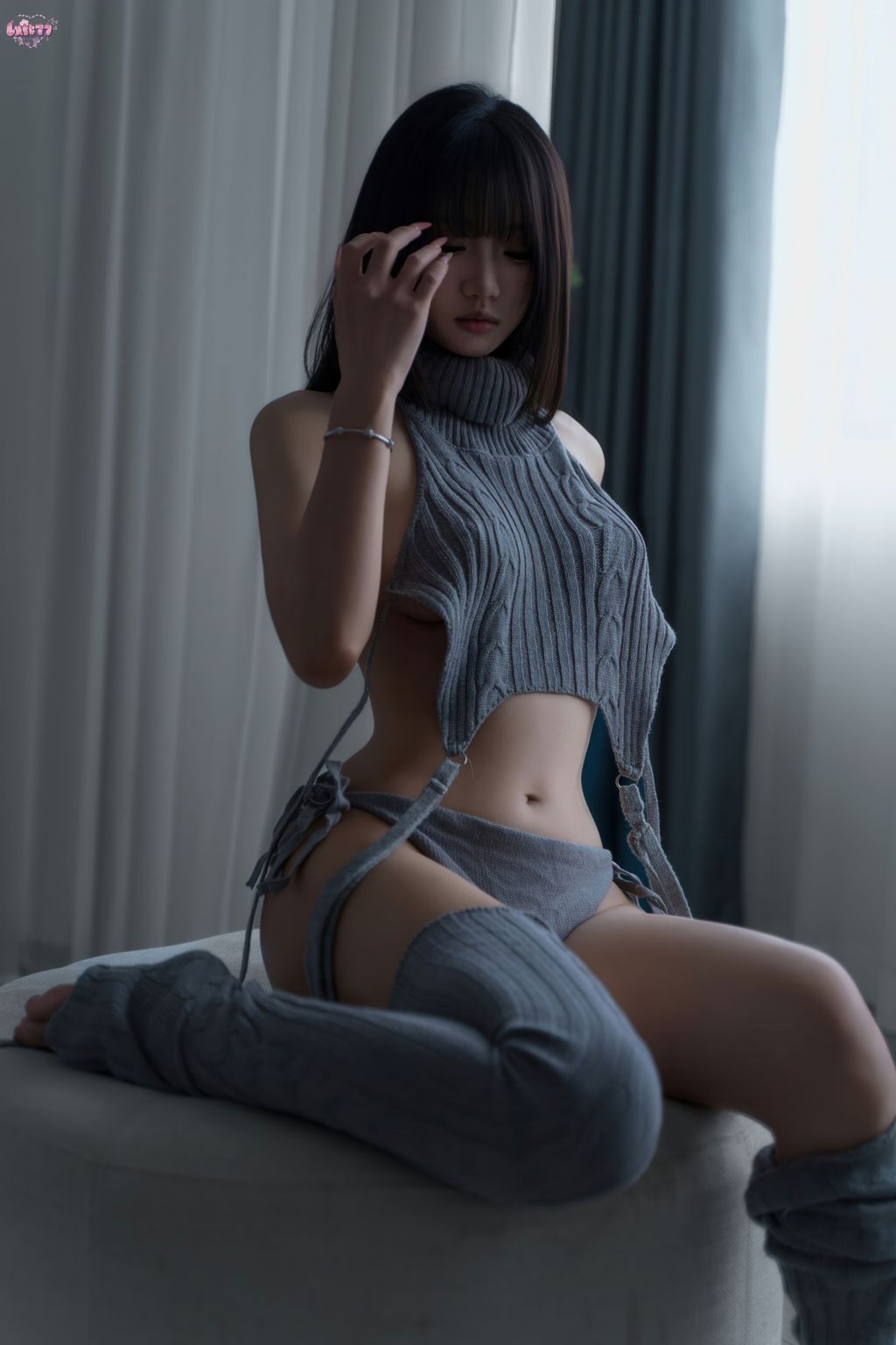 Coser柒柒要乖哦 居家毛衣 112 photos  1 video - 107