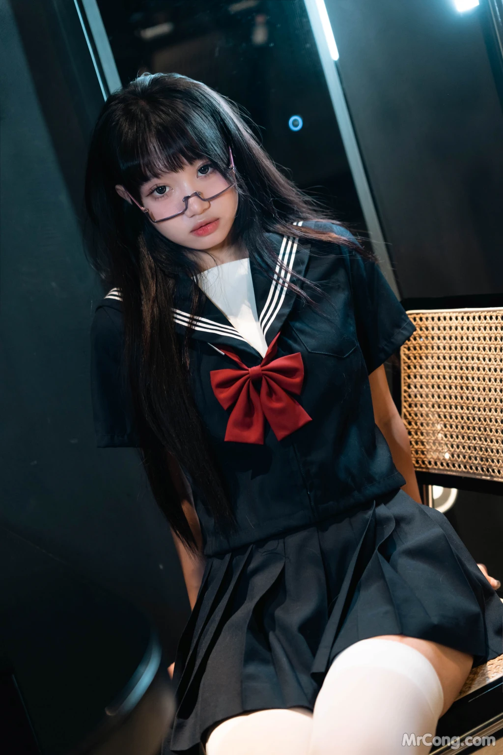 Coser柒柒要乖哦 白丝死库水 140 photos - 17