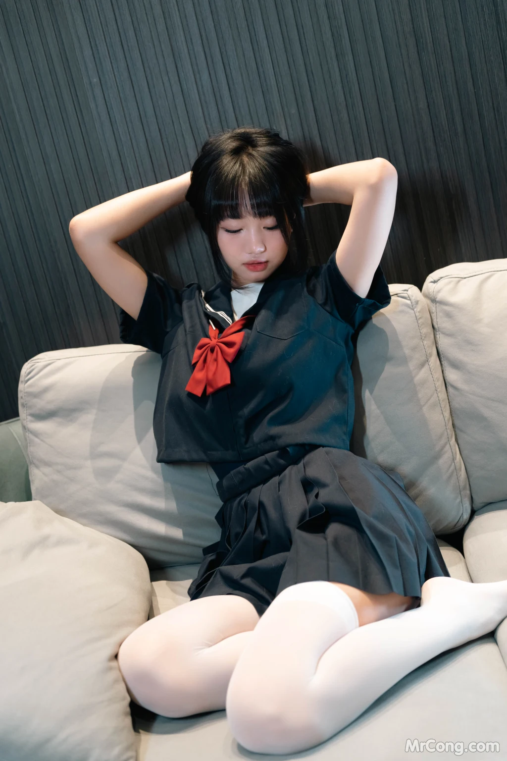 Coser柒柒要乖哦 白丝死库水 140 photos - 28