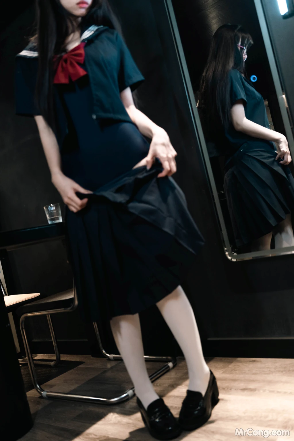 Coser柒柒要乖哦 白丝死库水 140 photos - 133