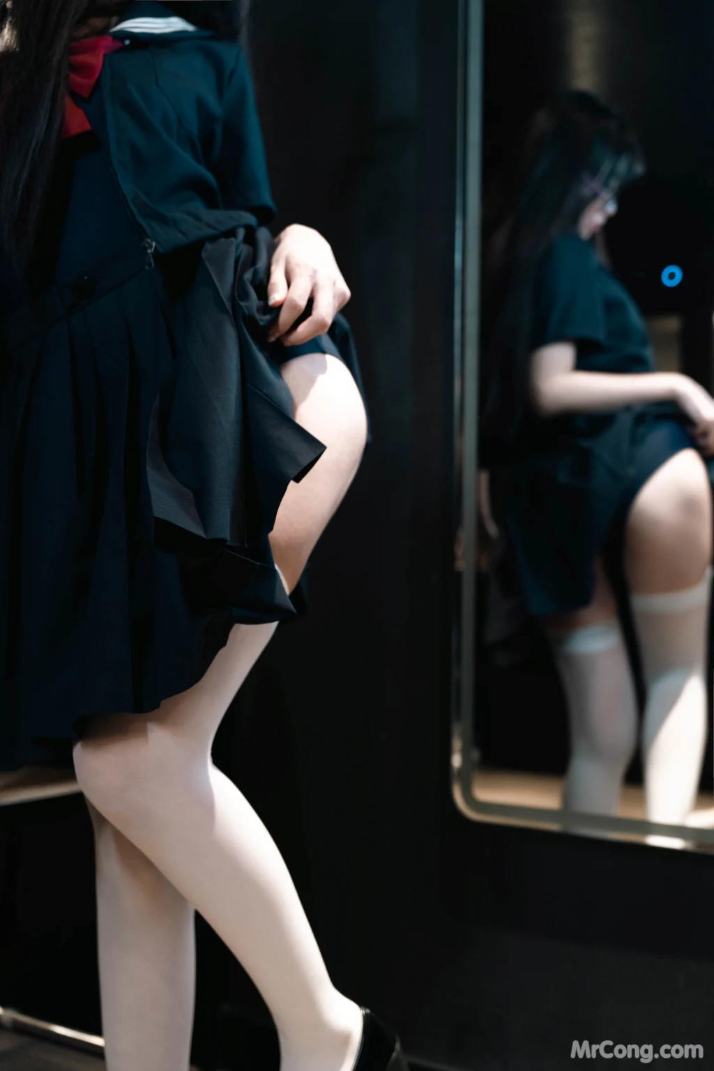 Coser柒柒要乖哦 白丝死库水 140 photos - 137