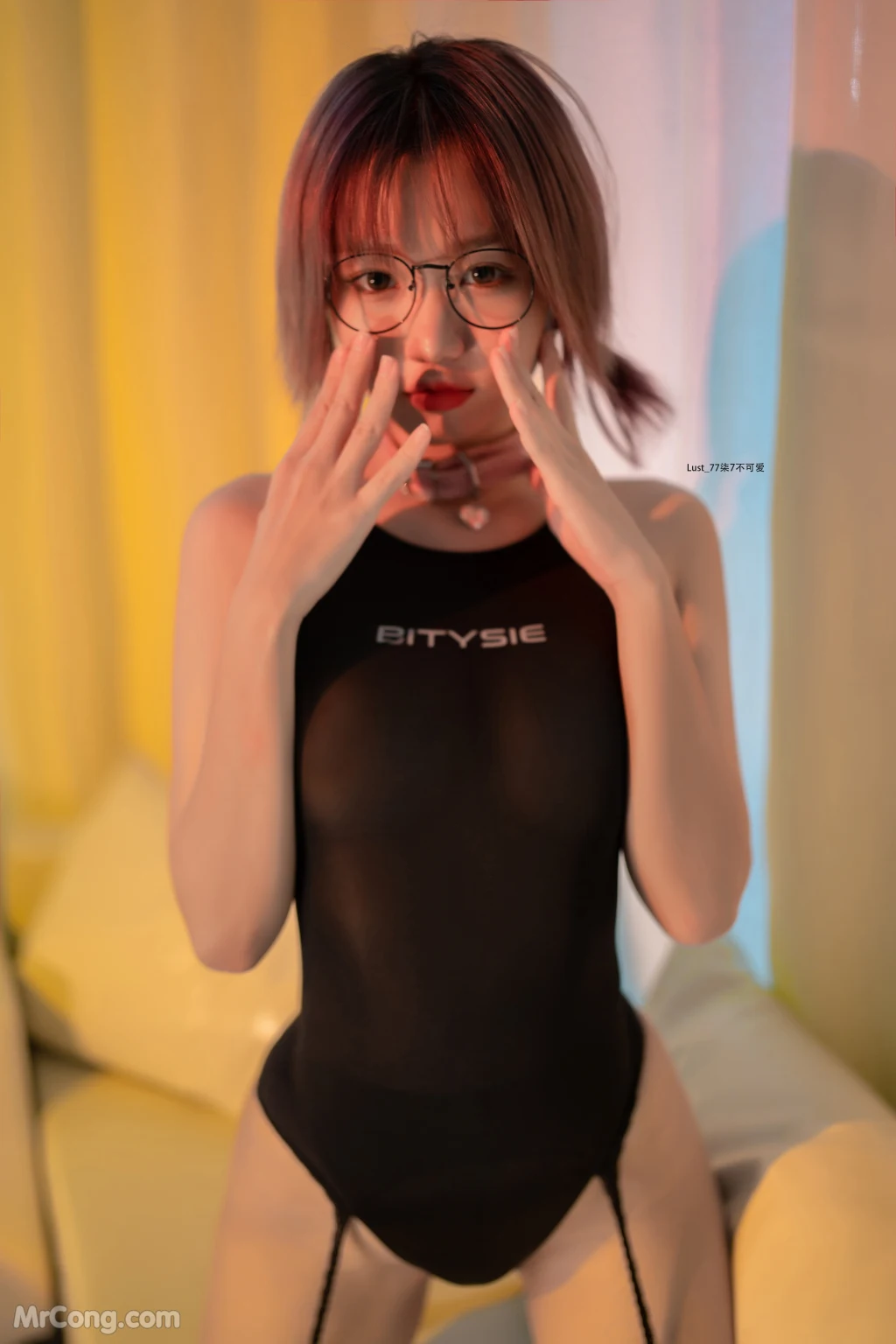 Coser柒柒要乖哦 竞泳水着 82 photos - 36