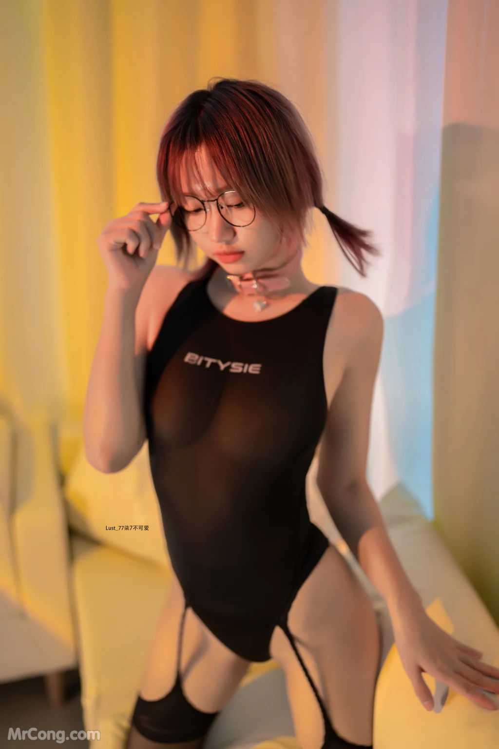 Coser柒柒要乖哦 竞泳水着 82 photos - 37