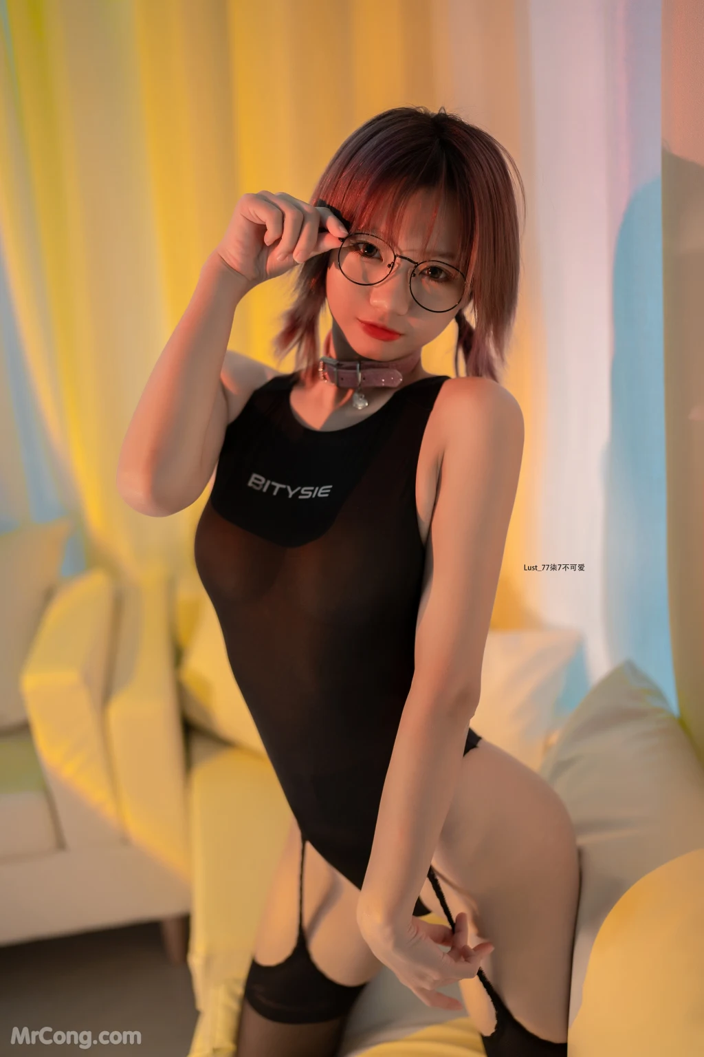 Coser柒柒要乖哦 竞泳水着 82 photos - 38