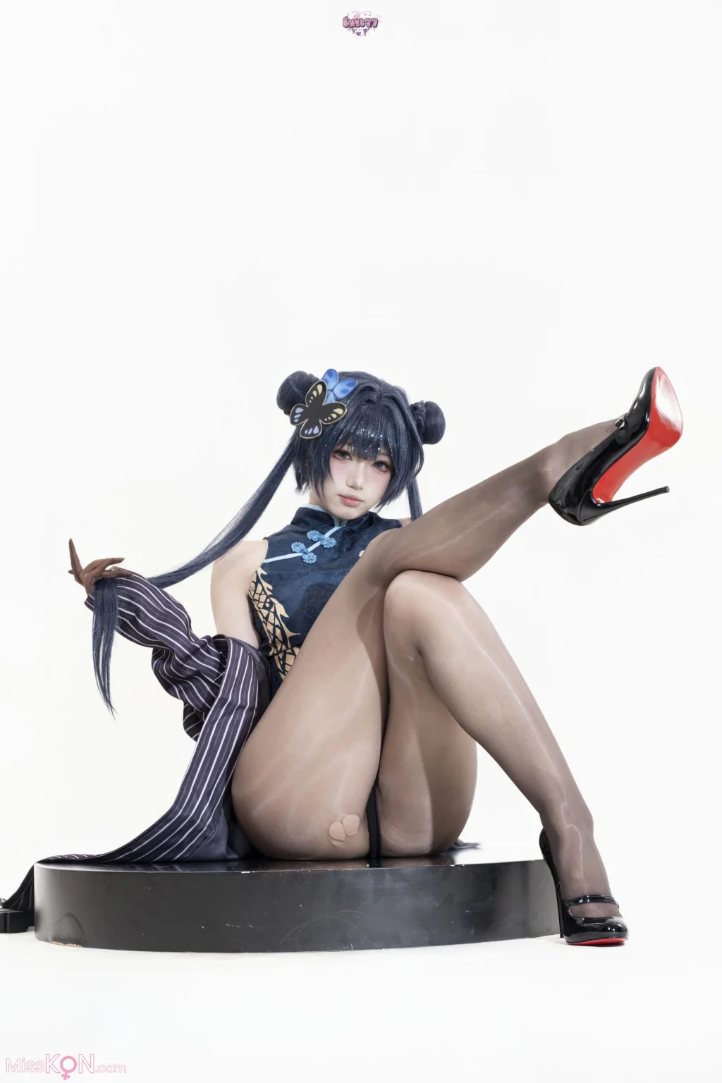 Coser柒柒要乖哦 蔚蓝档案 妃咲原皮 97 photos - 9