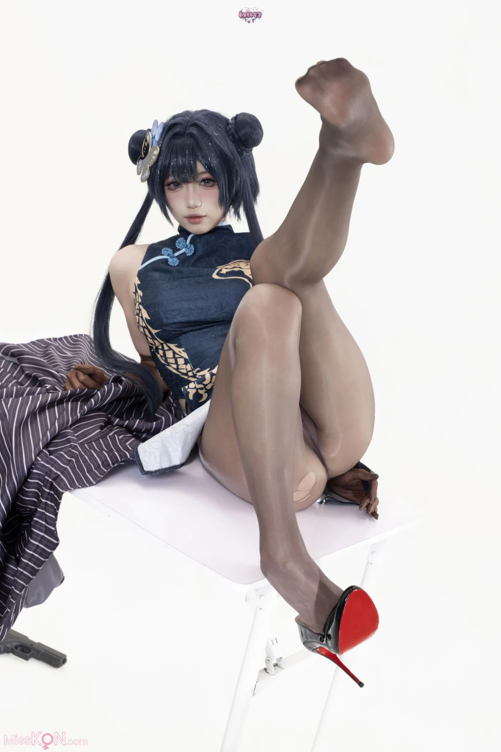 Coser柒柒要乖哦 蔚蓝档案 妃咲原皮 97 photos - 29