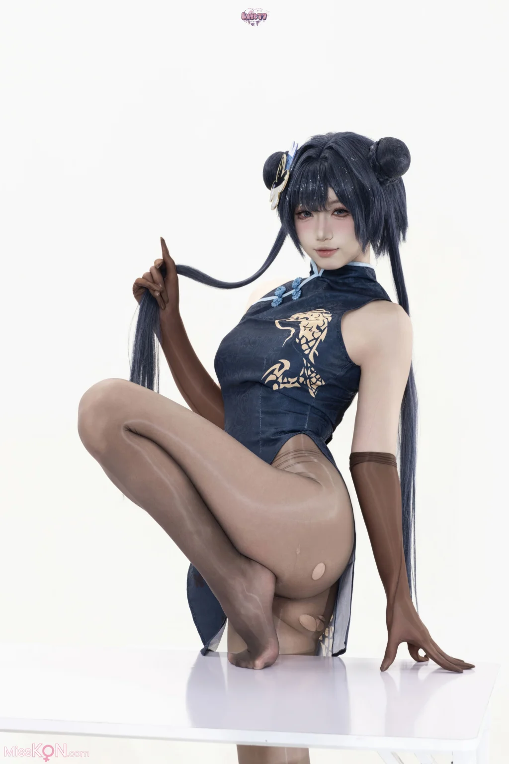 Coser柒柒要乖哦 蔚蓝档案 妃咲原皮 97 photos - 33