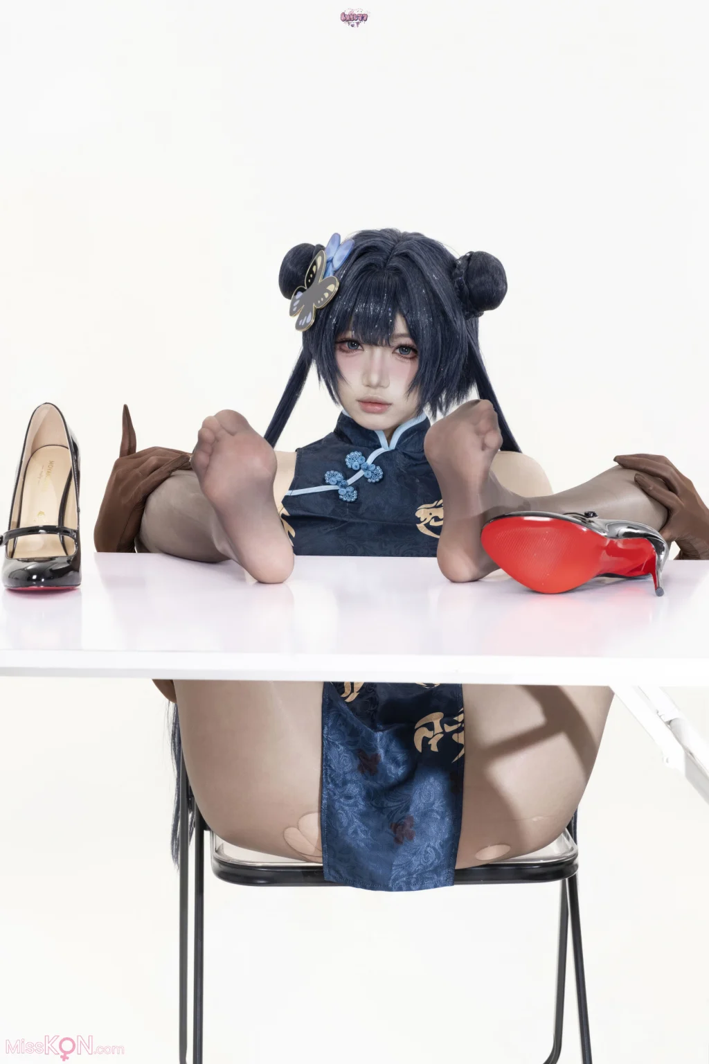 Coser柒柒要乖哦 蔚蓝档案 妃咲原皮 97 photos - 35