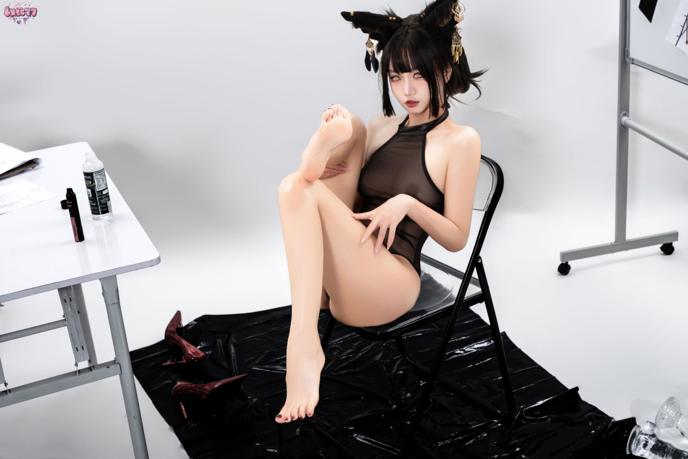 Coser柒柒要乖哦 黑阿努比斯 168 photos - 41