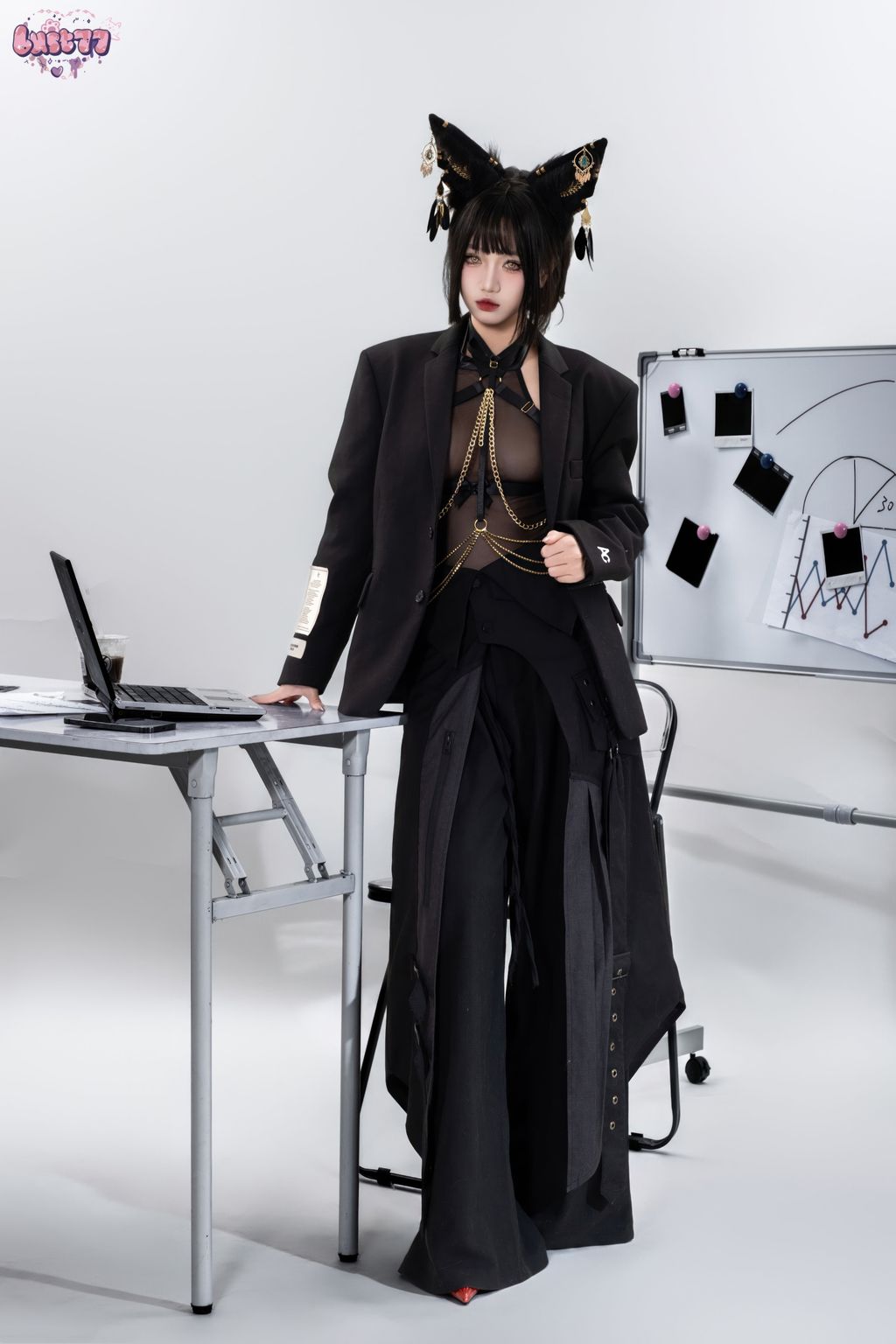 Coser柒柒要乖哦 黑阿努比斯 168 photos - 46