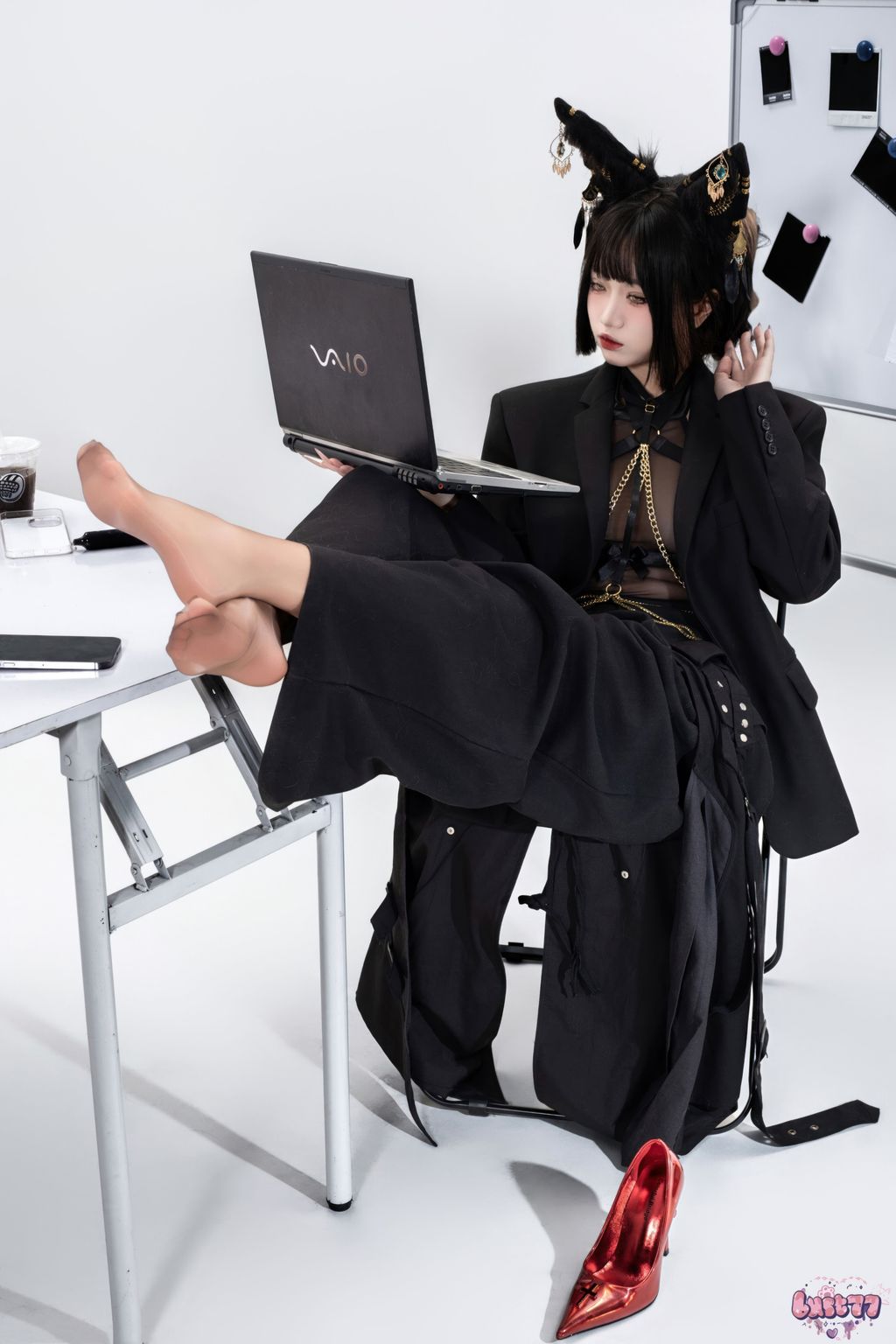 Coser柒柒要乖哦 黑阿努比斯 168 photos - 158