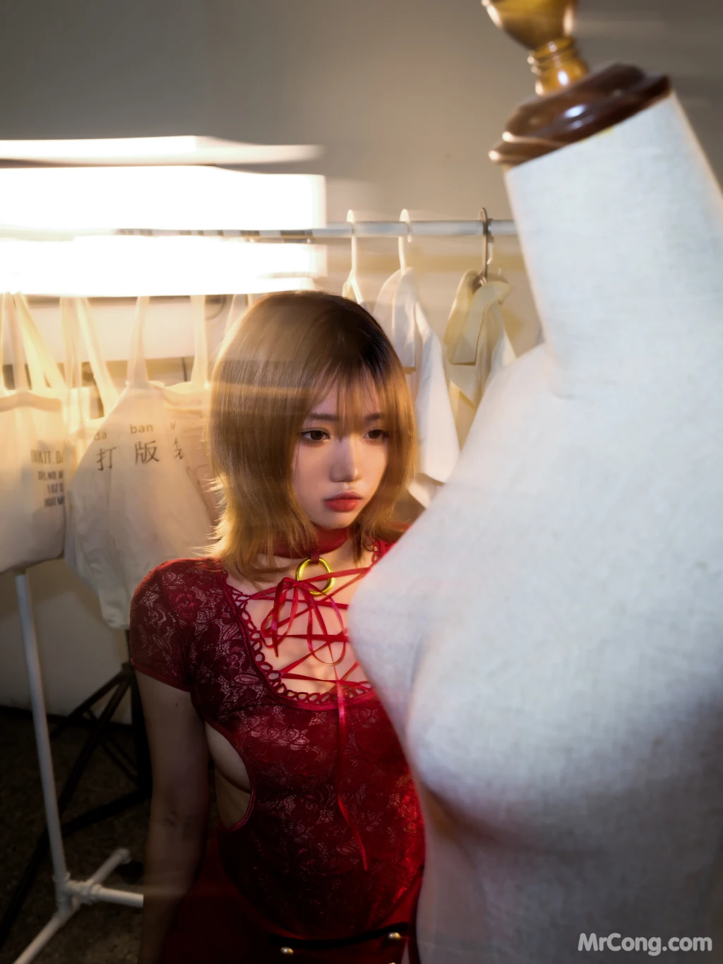 Coser柒柒要乖哦 No006 红 29 photos - 21