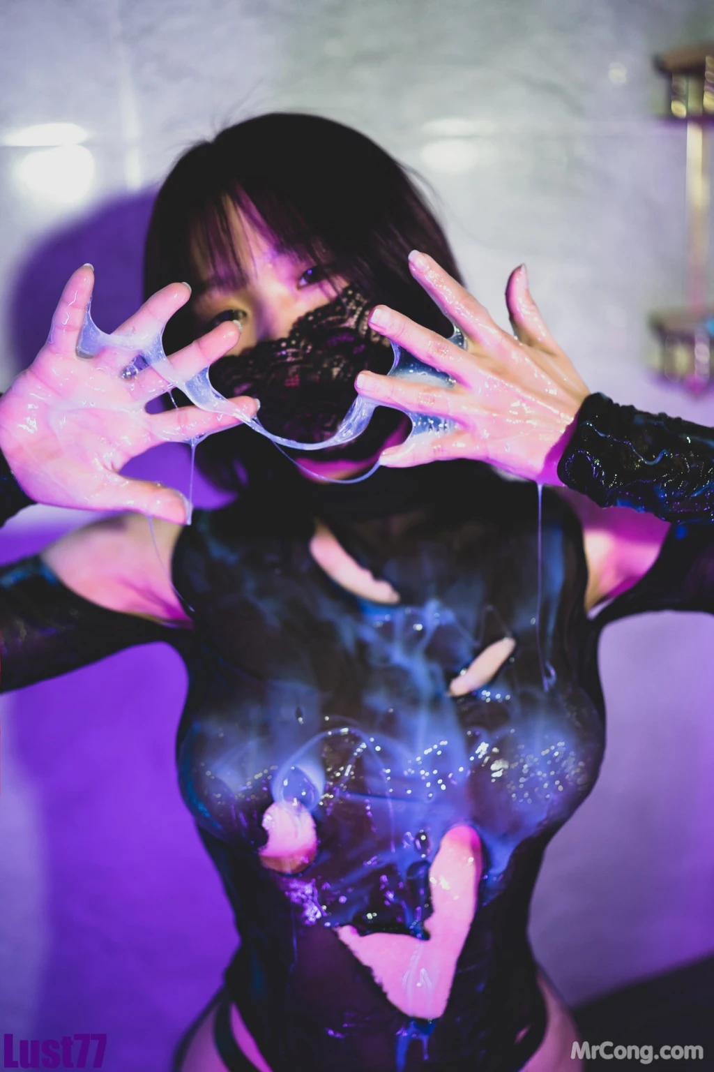 Coser柒柒要乖哦 No011 白液俘虏 80 photos - 57