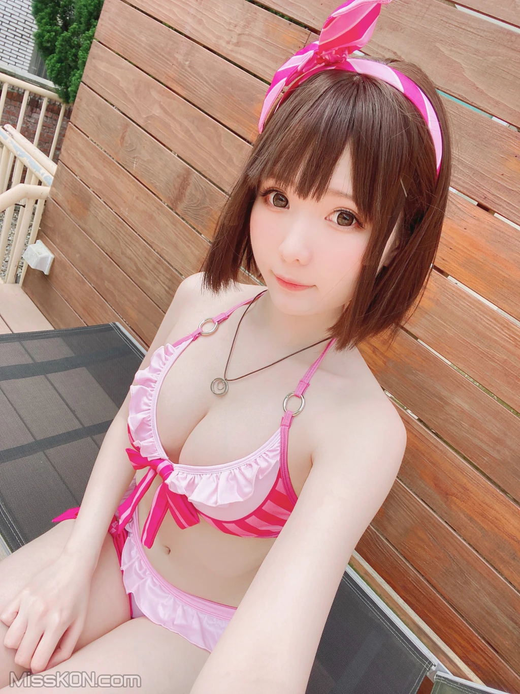 Coser霜月shimo 加藤惠泳衣 19 photos - 17