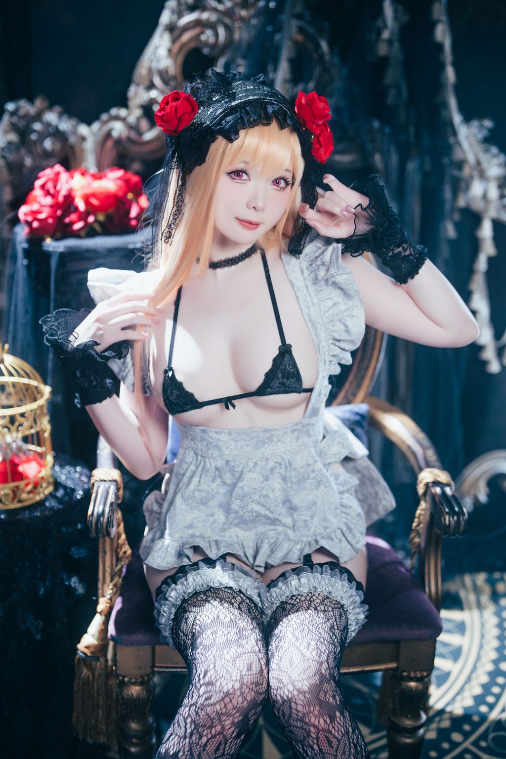 Coser霜月shimo 喜多川海梦 My Dress Up 93 photos