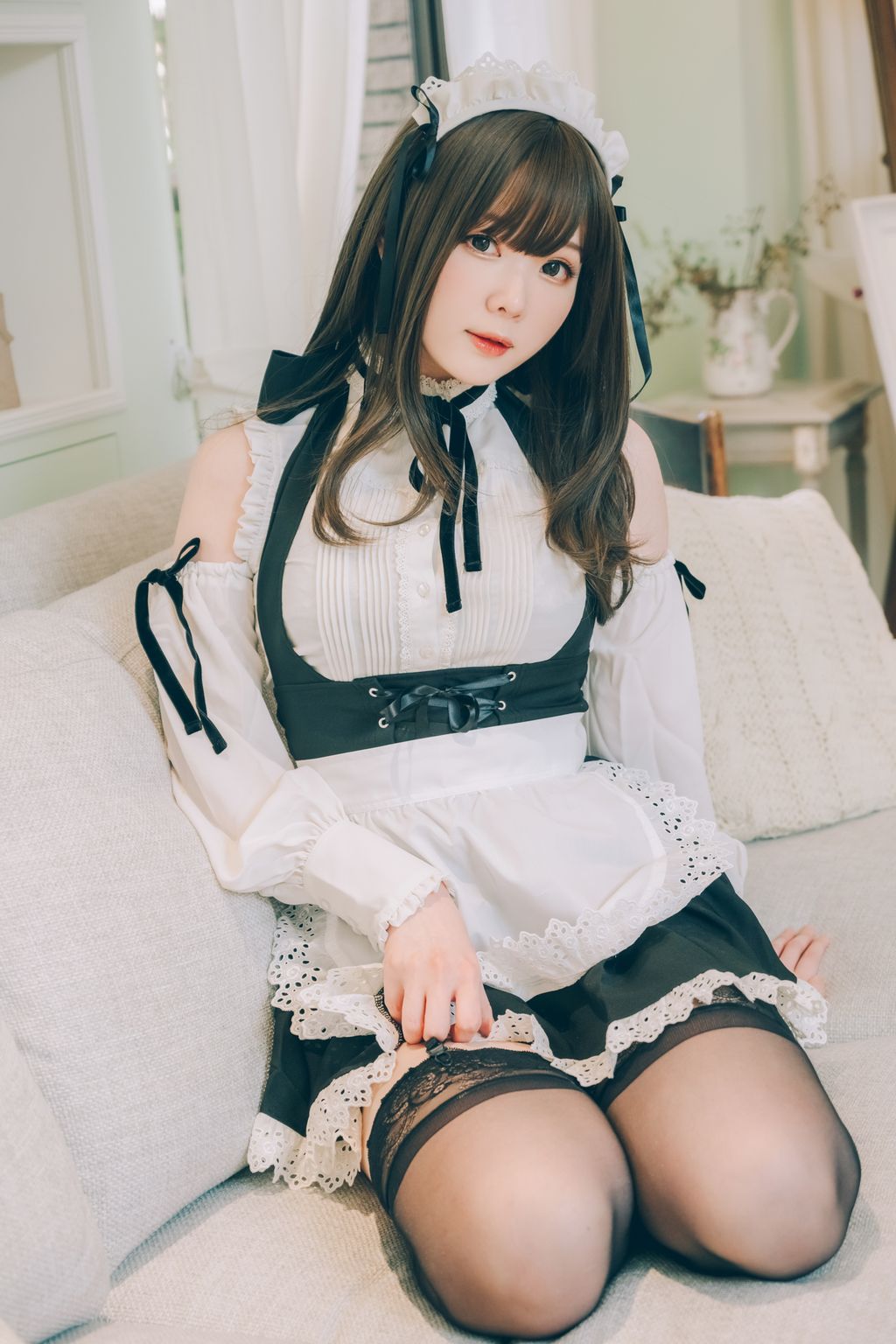Coser霜月shimo 女仆图鉴2 115 photos - 5