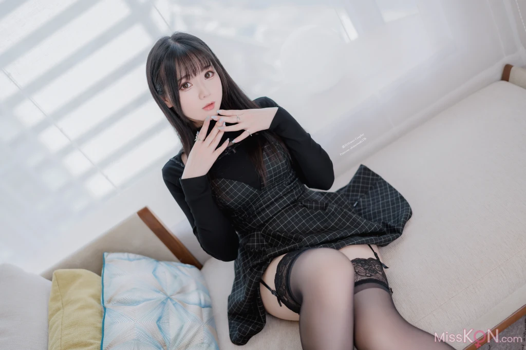 Coser霜月shimo 日本饭店黑私服 30 photos - 5