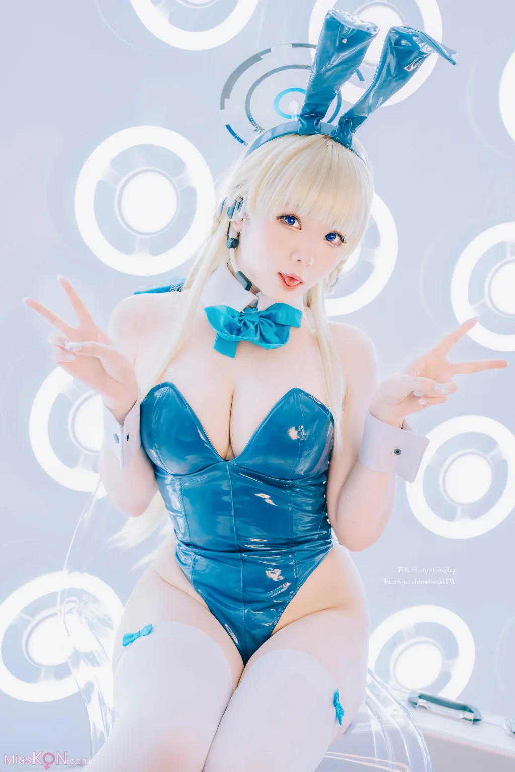 Coser霜月shimo 蔚蓝档案 飞鸟马时 兔女郎 20 photos - 13