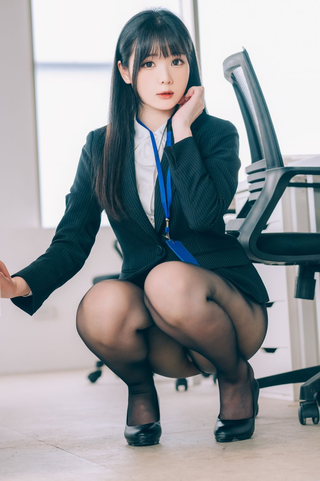 Coser霜月shimo 霜月的秘密辦公室 Shimo Secret Office 125 photos - 2