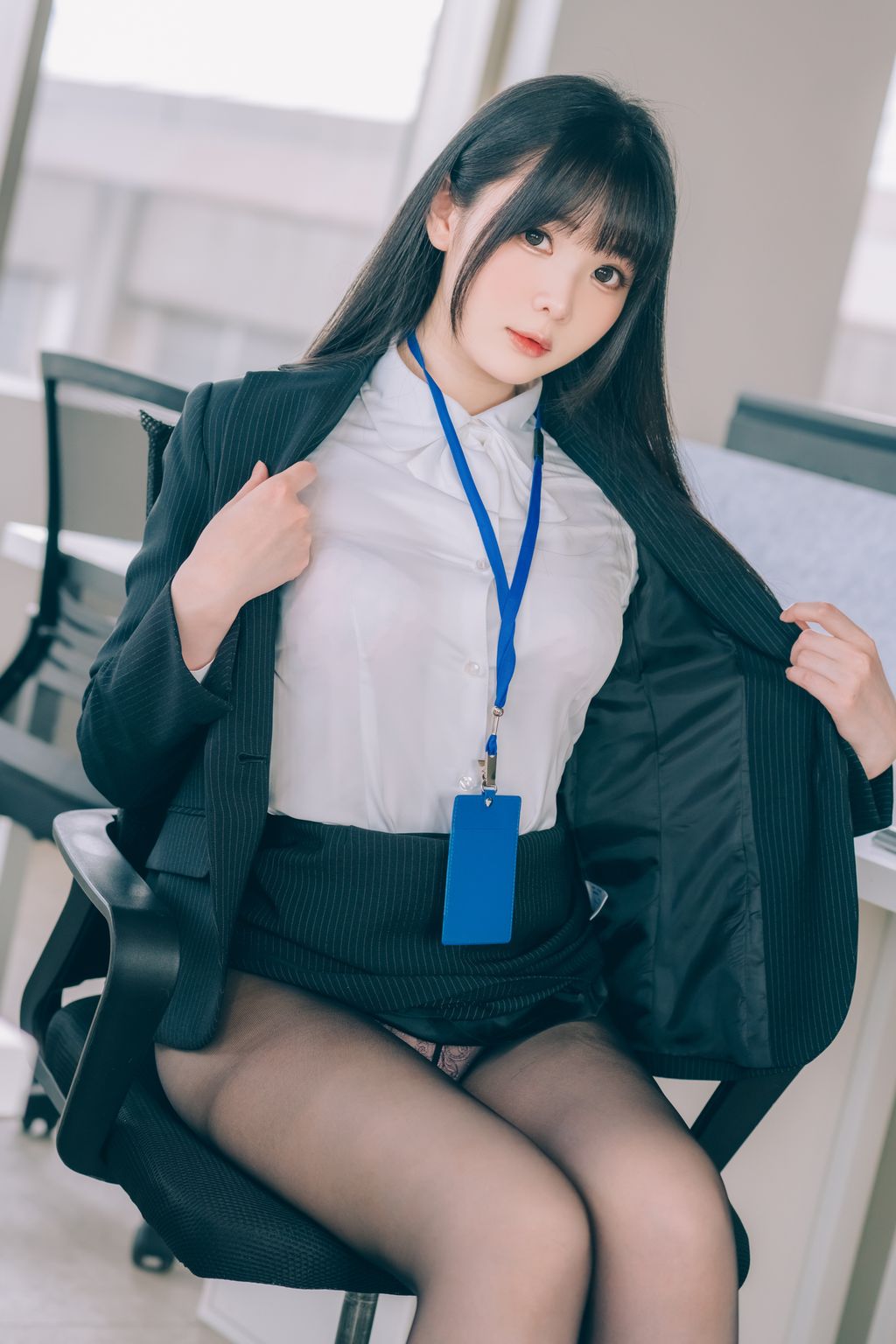 Coser霜月shimo 霜月的秘密辦公室 Shimo Secret Office 125 photos - 37