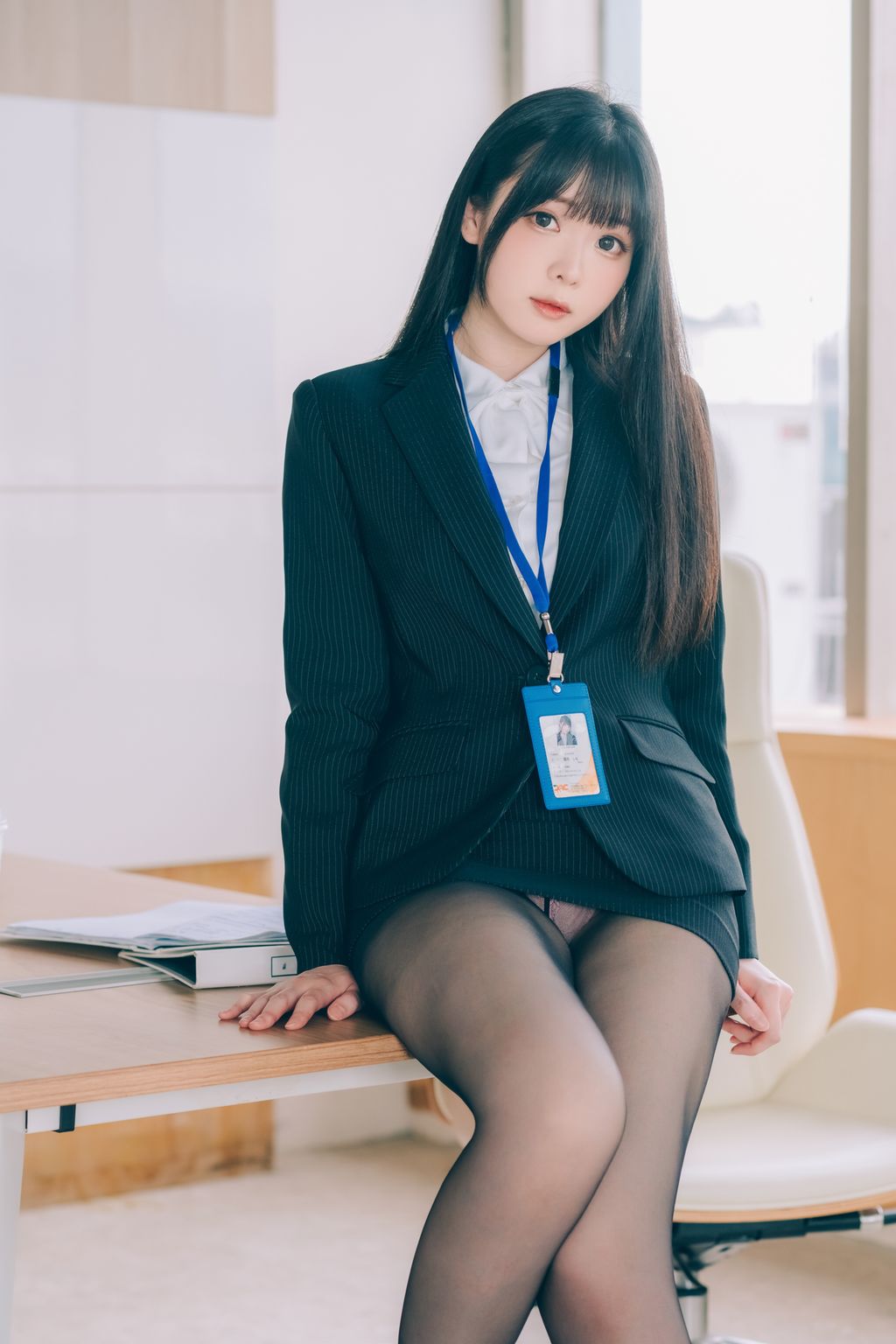 Coser霜月shimo 霜月的秘密辦公室 Shimo Secret Office 125 photos - 49
