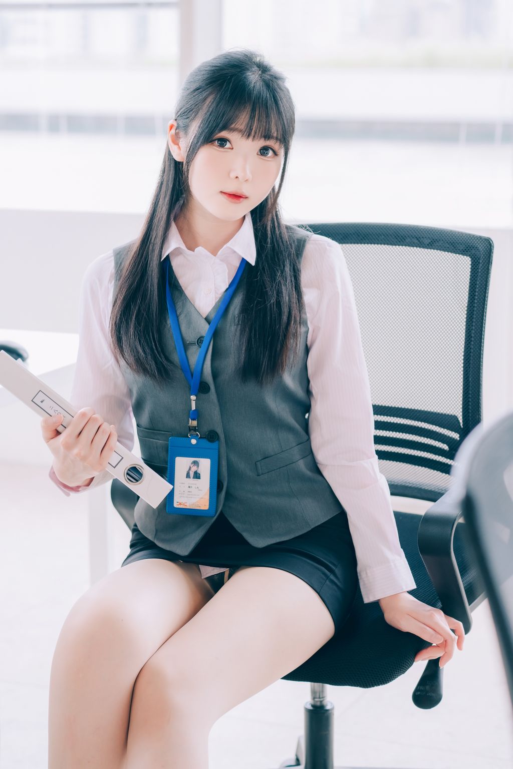 Coser霜月shimo 霜月的秘密辦公室 Shimo Secret Office 125 photos - 68