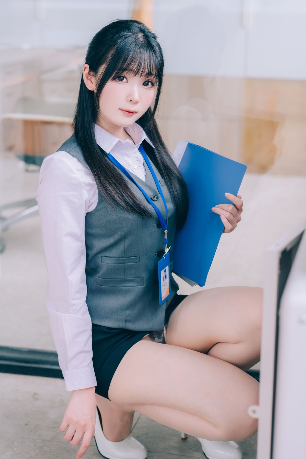 Coser霜月shimo 霜月的秘密辦公室 Shimo Secret Office 125 photos - 72