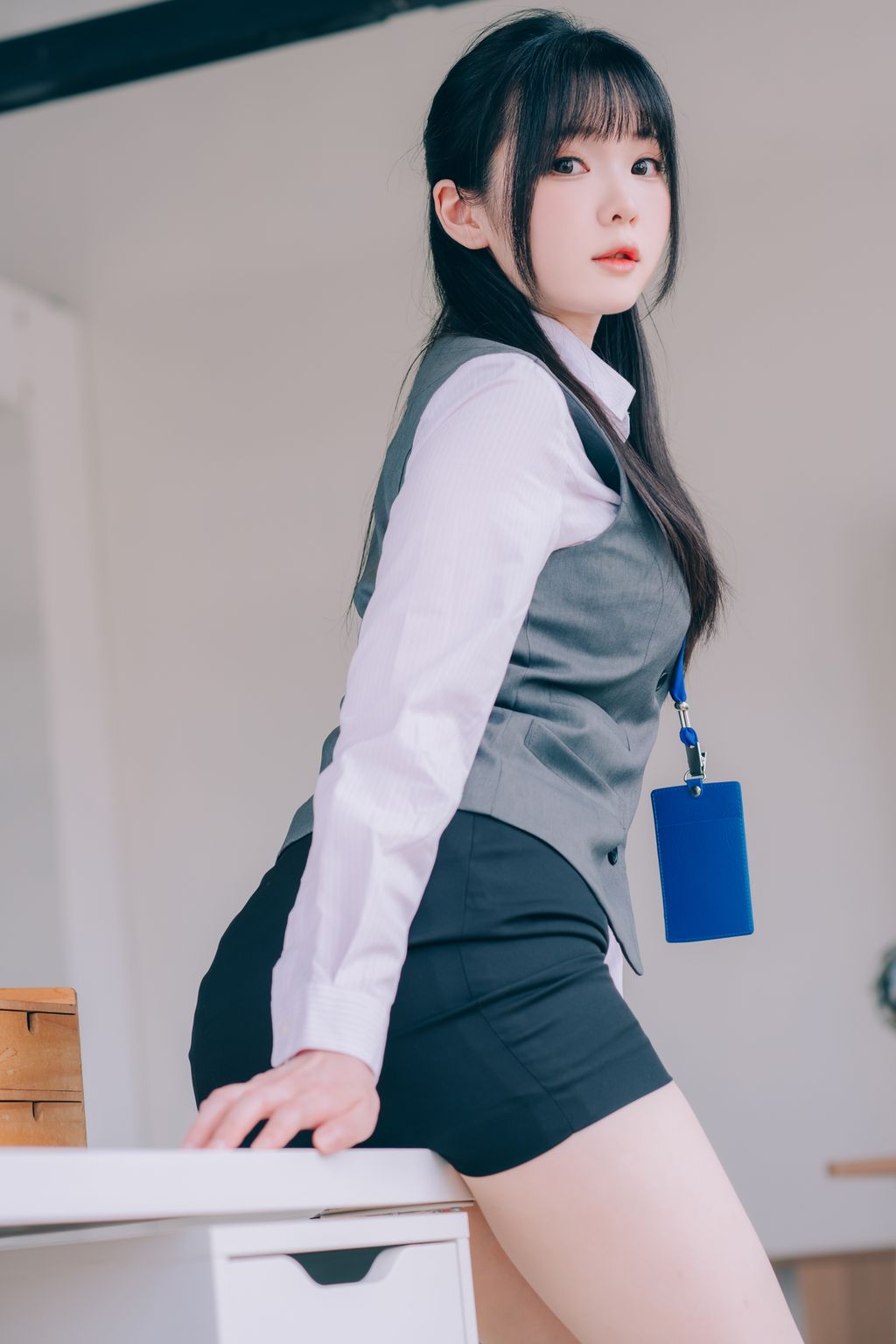 Coser霜月shimo 霜月的秘密辦公室 Shimo Secret Office 125 photos - 74