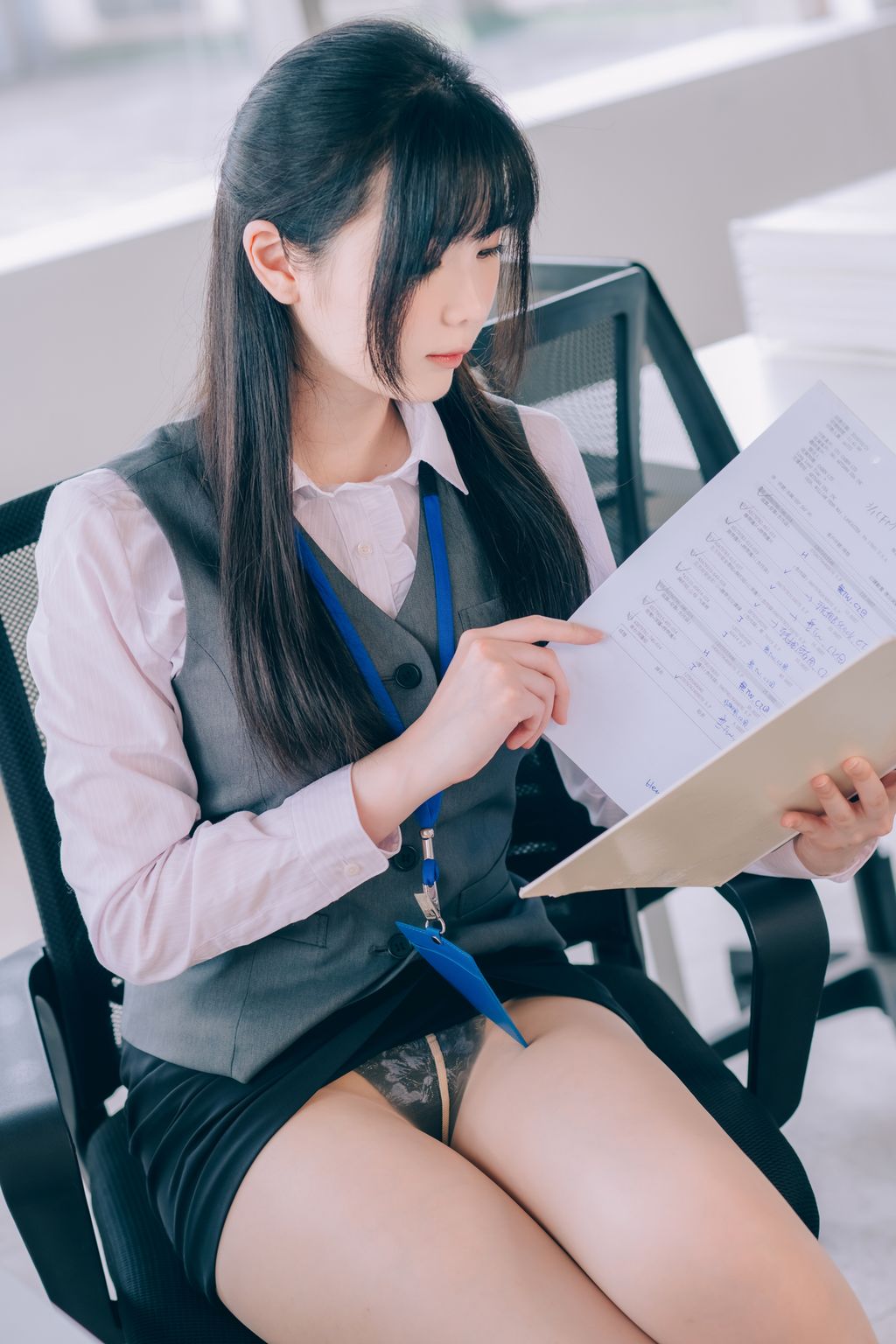 Coser霜月shimo 霜月的秘密辦公室 Shimo Secret Office 125 photos - 81