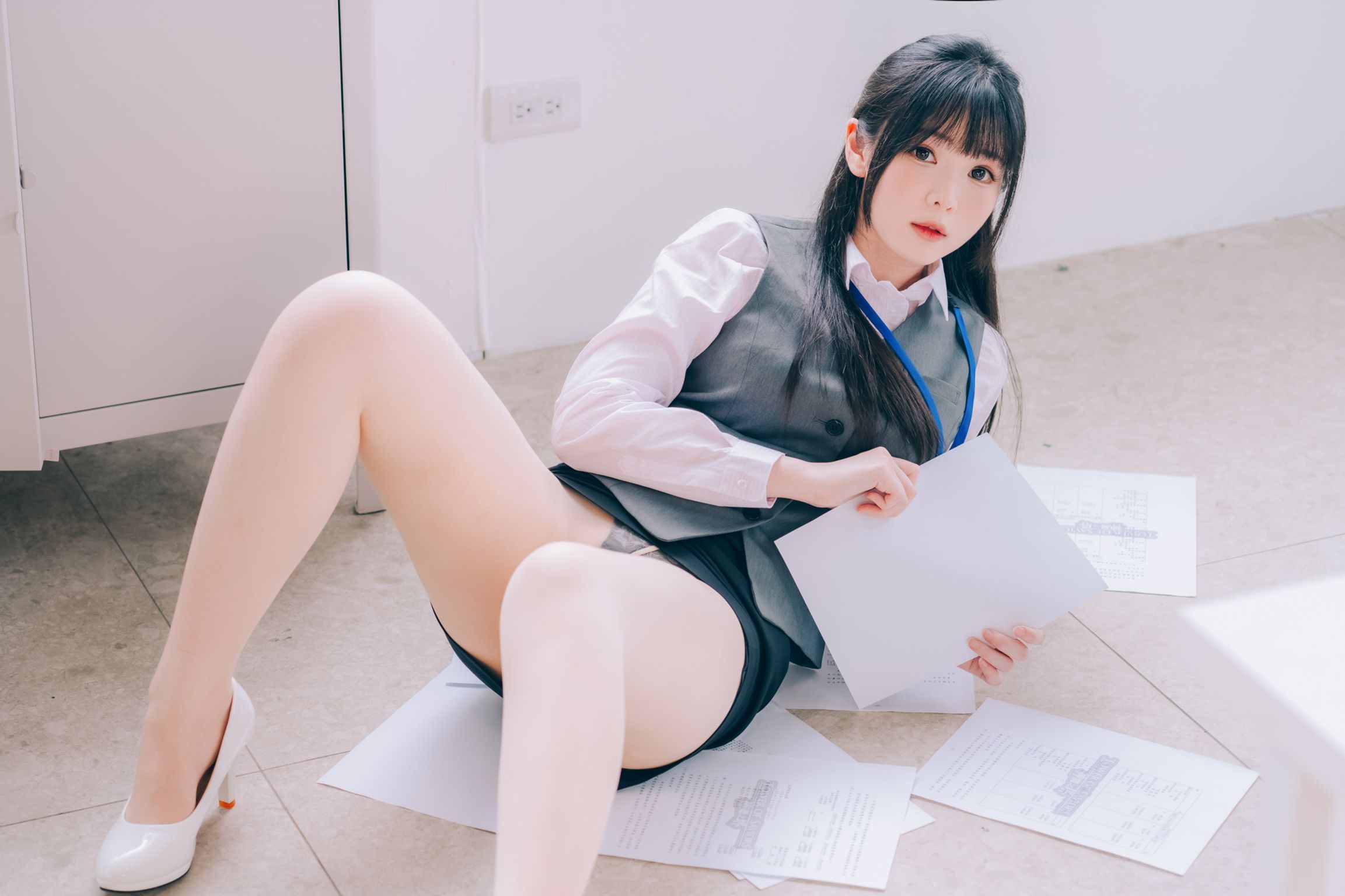 Coser霜月shimo 霜月的秘密辦公室 Shimo Secret Office 125 photos - 88