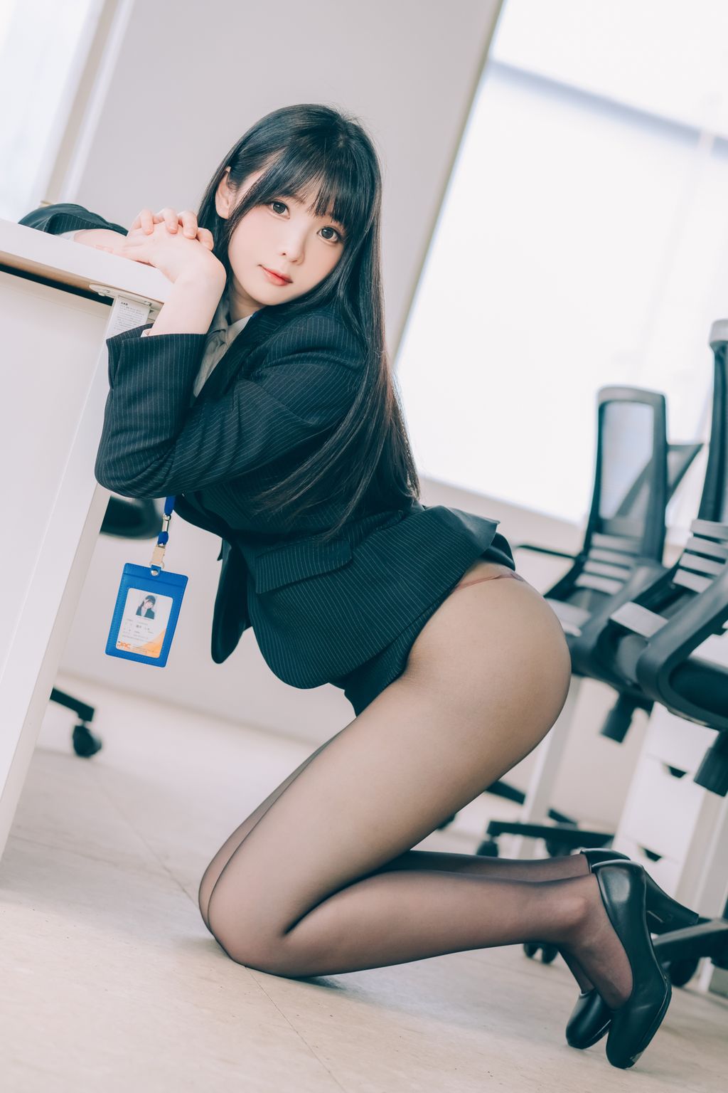Coser霜月shimo 霜月的秘密辦公室 Shimo Secret Office 125 photos - 104