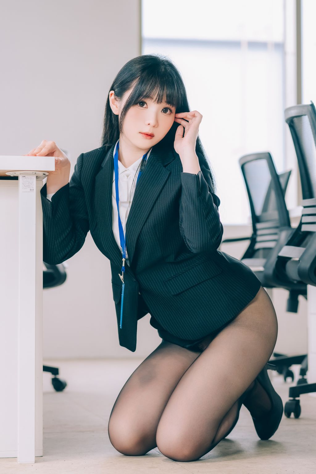 Coser霜月shimo 霜月的秘密辦公室 Shimo Secret Office 125 photos - 115