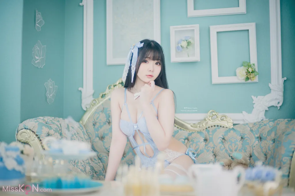 Coser霜月shimo Blue Lingerie 41 photos - 12